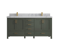 Malibu 72 in. W x 22 in. D Double Sink Bathroom Vanity - photo 42