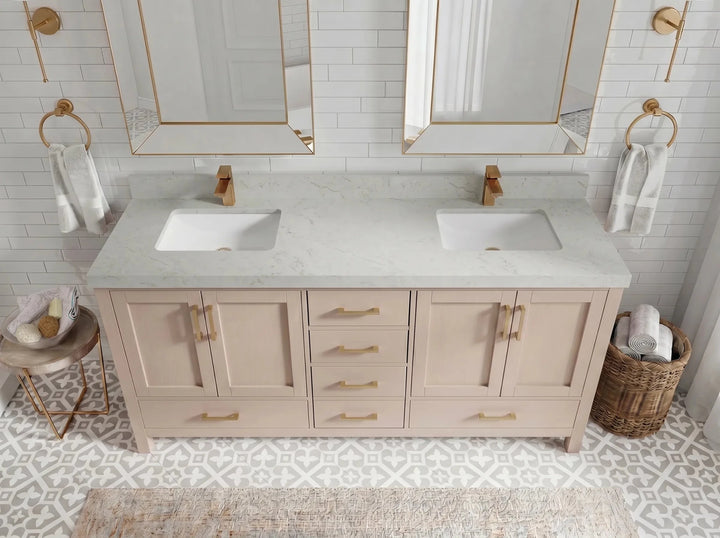 Malibu 72 in. W x 22 in. D Double Sink Bathroom Vanity - photo 18