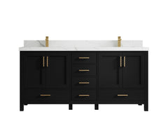 Malibu 72 in. W x 22 in. D Double Sink Bathroom Vanity - photo 16