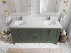 Malibu 72 in. W x 22 in. D Double Sink Bathroom Vanity - photo 15