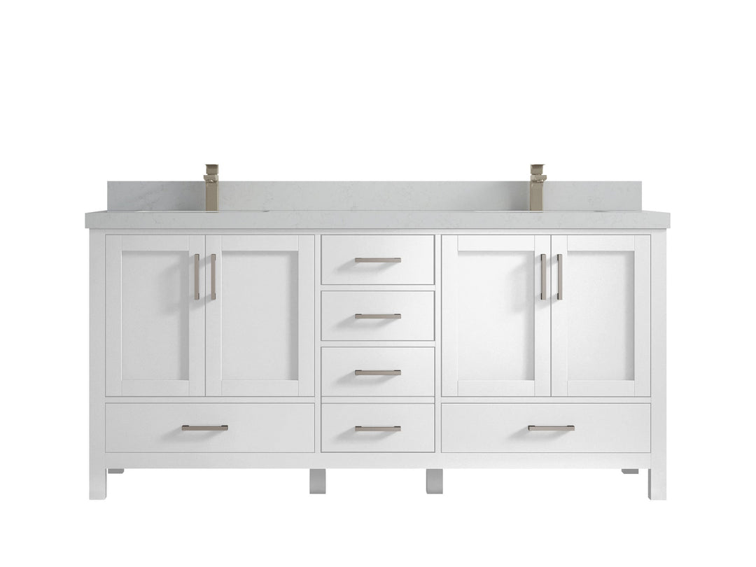 Malibu 72 in. W x 22 in. D Double Sink Bathroom Vanity - Willow Bath and Vanity