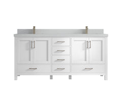 Malibu 72 in. W x 22 in. D Double Sink Bathroom Vanity - photo 13