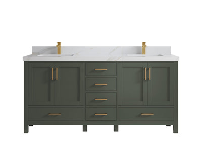 Malibu 72 in. W x 22 in. D Double Sink Bathroom Vanity - Willow Bath and Vanity