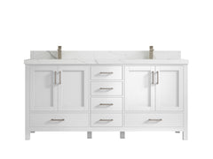 Malibu 72 in. W x 22 in. D Double Sink Bathroom Vanity - photo 17