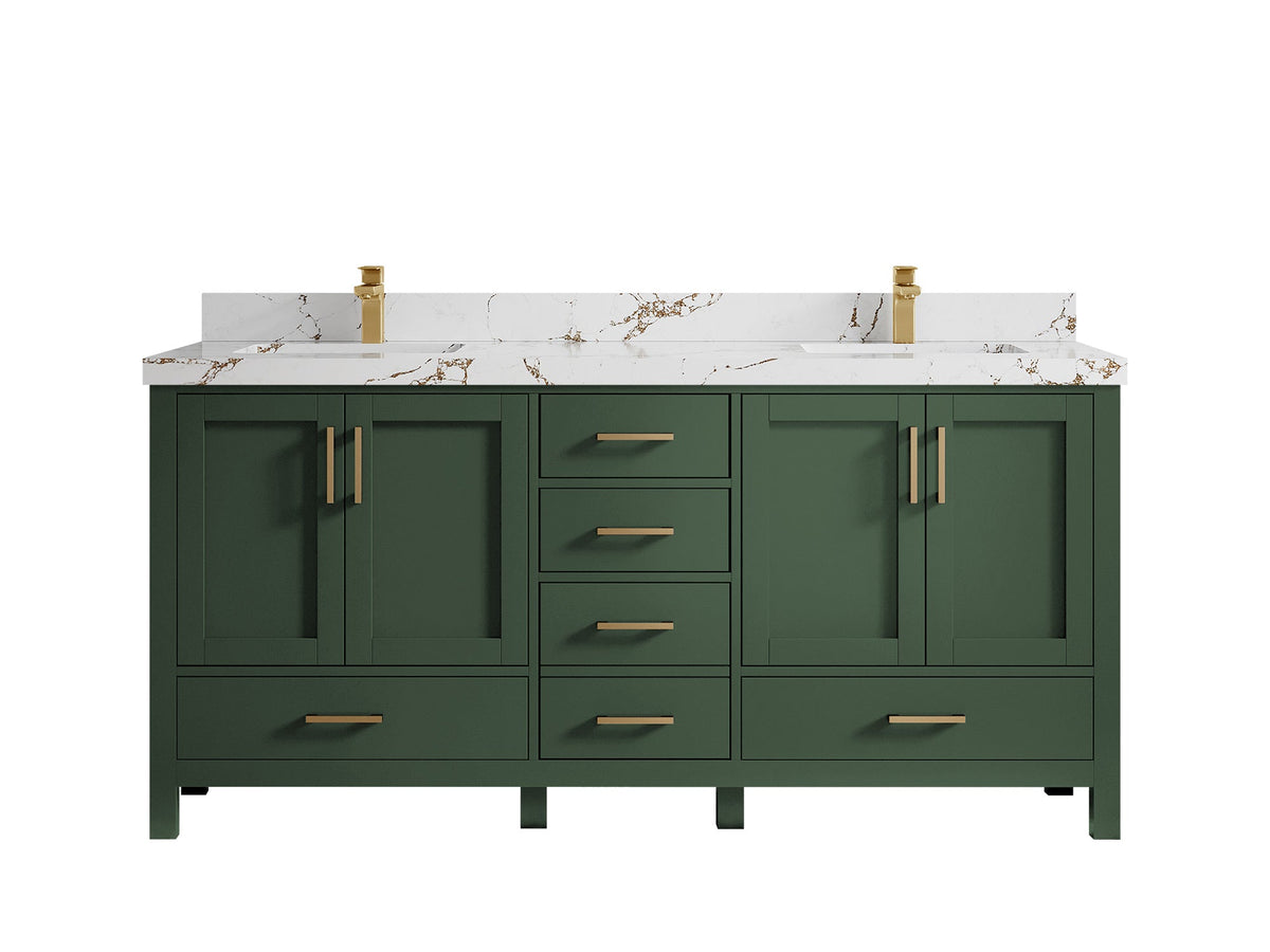 Malibu 72 in. W x 22 in. D Double Sink Bathroom Vanity - Willow Bath and Vanity