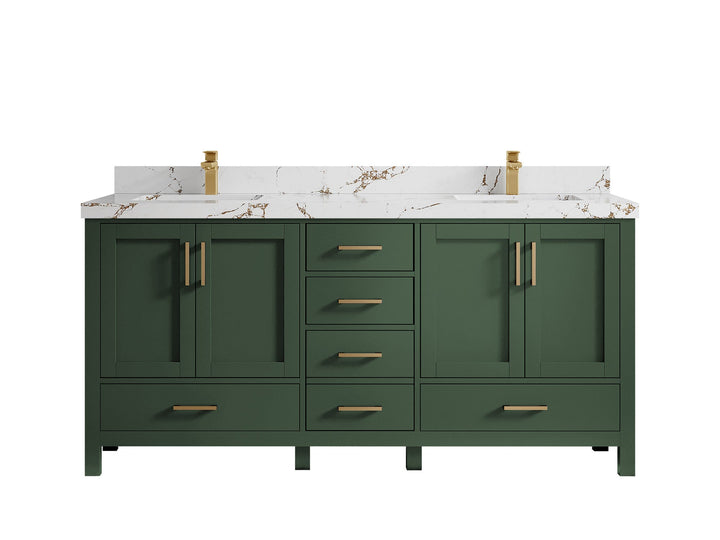 Malibu 72 in. W x 22 in. D Double Sink Bathroom Vanity - photo 37