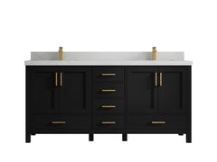 Malibu 72 in. W x 22 in. D Double Sink Bathroom Vanity - photo 1