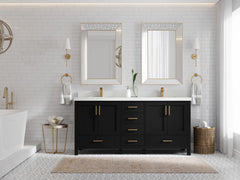 Malibu 72 in. W x 22 in. D Double Sink Bathroom Vanity - photo 4