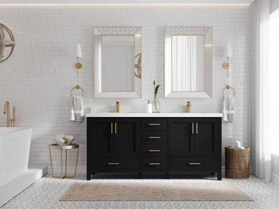 Malibu 72 in. W x 22 in. D Double Sink Bathroom Vanity - Willow Bath and Vanity