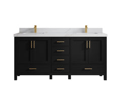Malibu 72 in. W x 22 in. D Double Sink Bathroom Vanity - photo 20