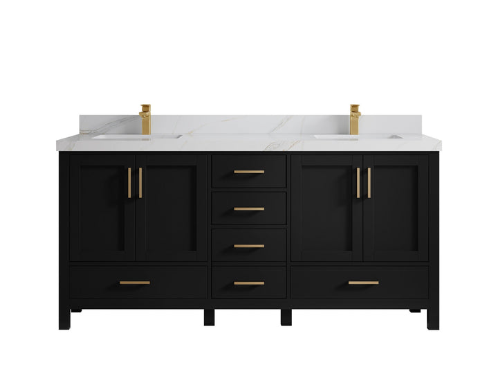 Malibu 72 in. W x 22 in. D Double Sink Bathroom Vanity - photo 20