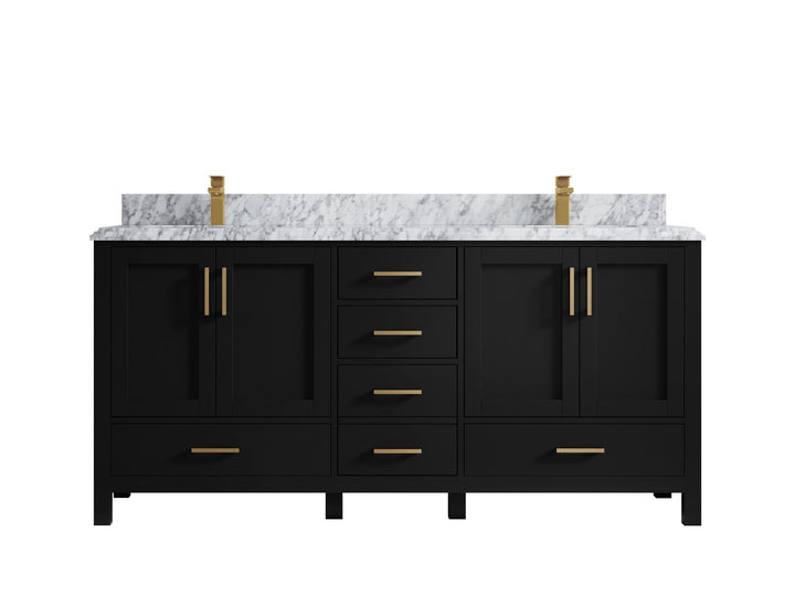 Malibu 72 in. W x 22 in. D Double Sink Bathroom Vanity - photo 22