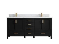 Malibu 72 in. W x 22 in. D Double Sink Bathroom Vanity - photo 26
