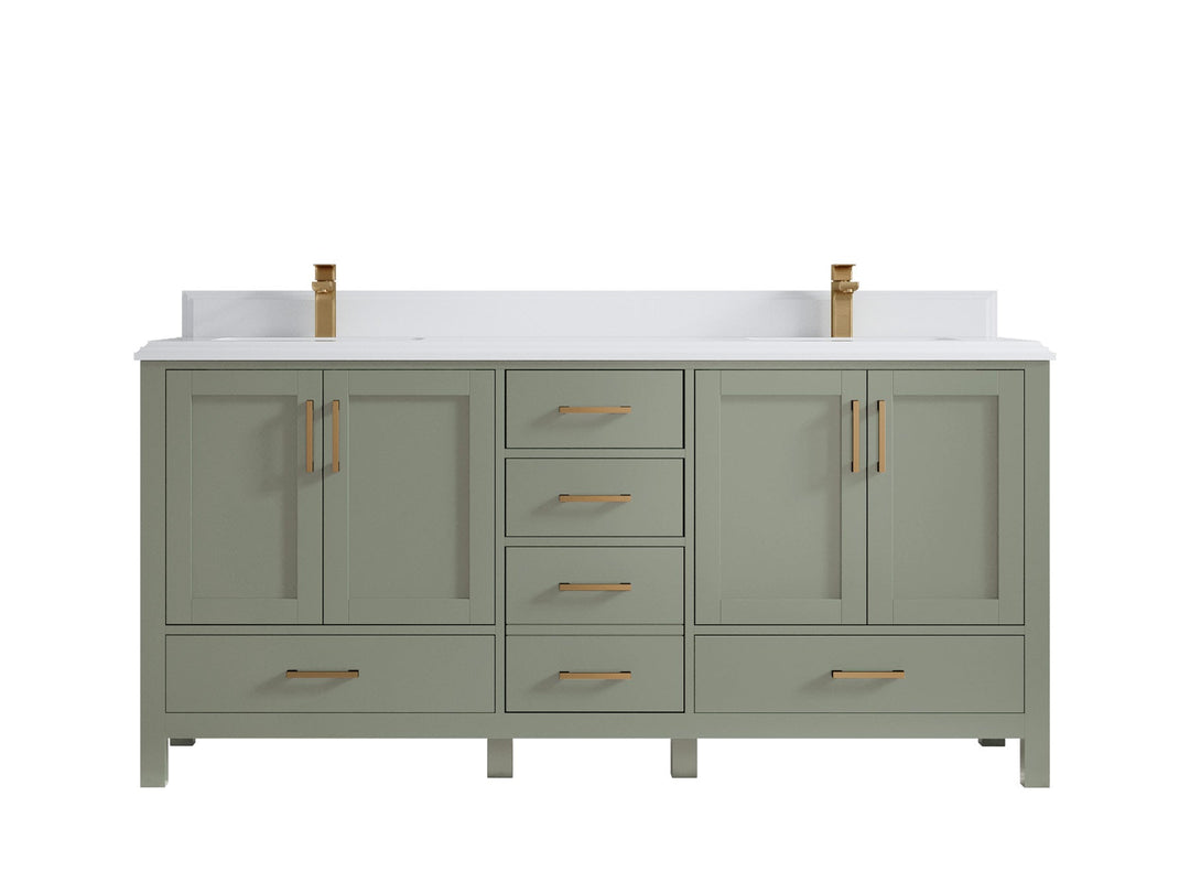 Malibu 72 in. W x 22 in. D Double Sink Bathroom Vanity - Willow Bath and Vanity