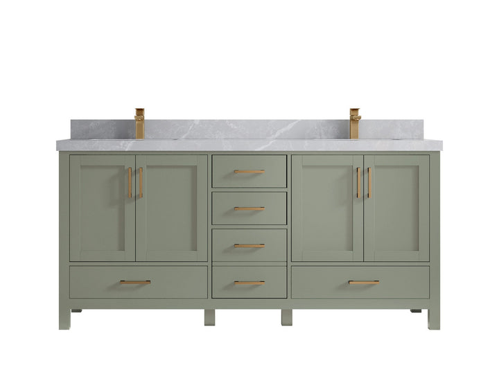 Malibu 72 in. W x 22 in. D Double Sink Bathroom Vanity - photo 33