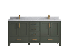 Malibu 72 in. W x 22 in. D Double Sink Bathroom Vanity - photo 32