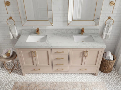 Malibu 72 in. W x 22 in. D Double Sink Bathroom Vanity - Willow Bath and Vanity