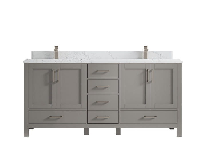 Malibu 72 in. W x 22 in. D Double Sink Bathroom Vanity - photo 27