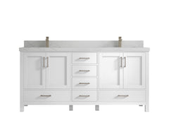 Malibu 72 in. W x 22 in. D Double Sink Bathroom Vanity - photo 1