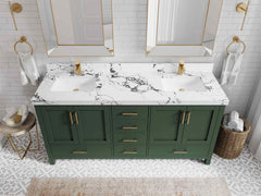 Malibu 72 in. W x 22 in. D Double Sink Bathroom Vanity - photo 40