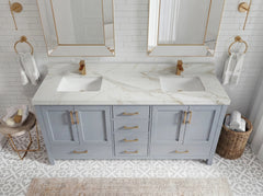 Malibu 72 in. W x 22 in. D Double Sink Bathroom Vanity - photo 10