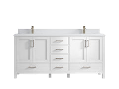 Malibu 72 in. W x 22 in. D Double Sink Bathroom Vanity - photo 29