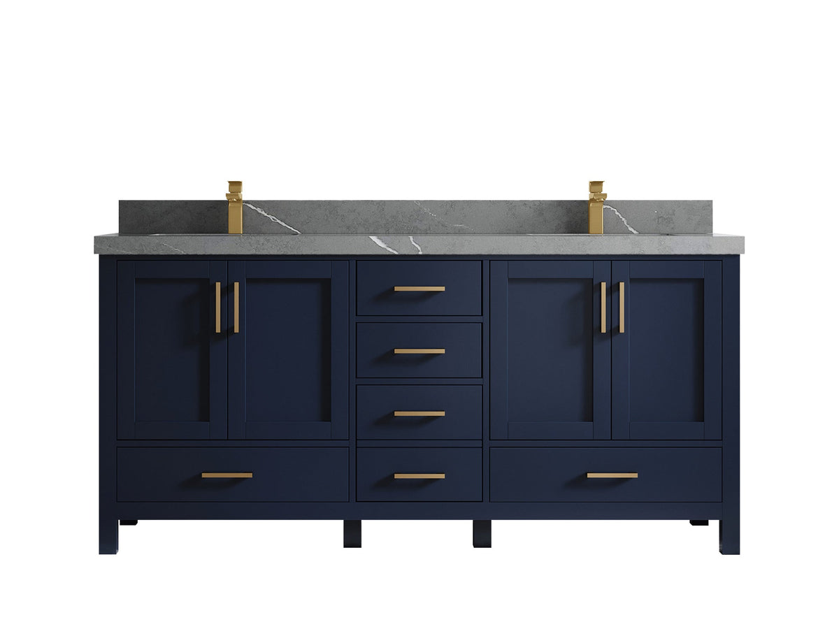 Malibu 72 in. W x 22 in. D Double Sink Bathroom Vanity - Willow Bath and Vanity