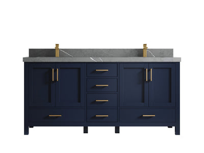 Malibu 72 in. W x 22 in. D Double Sink Bathroom Vanity - Willow Bath and Vanity