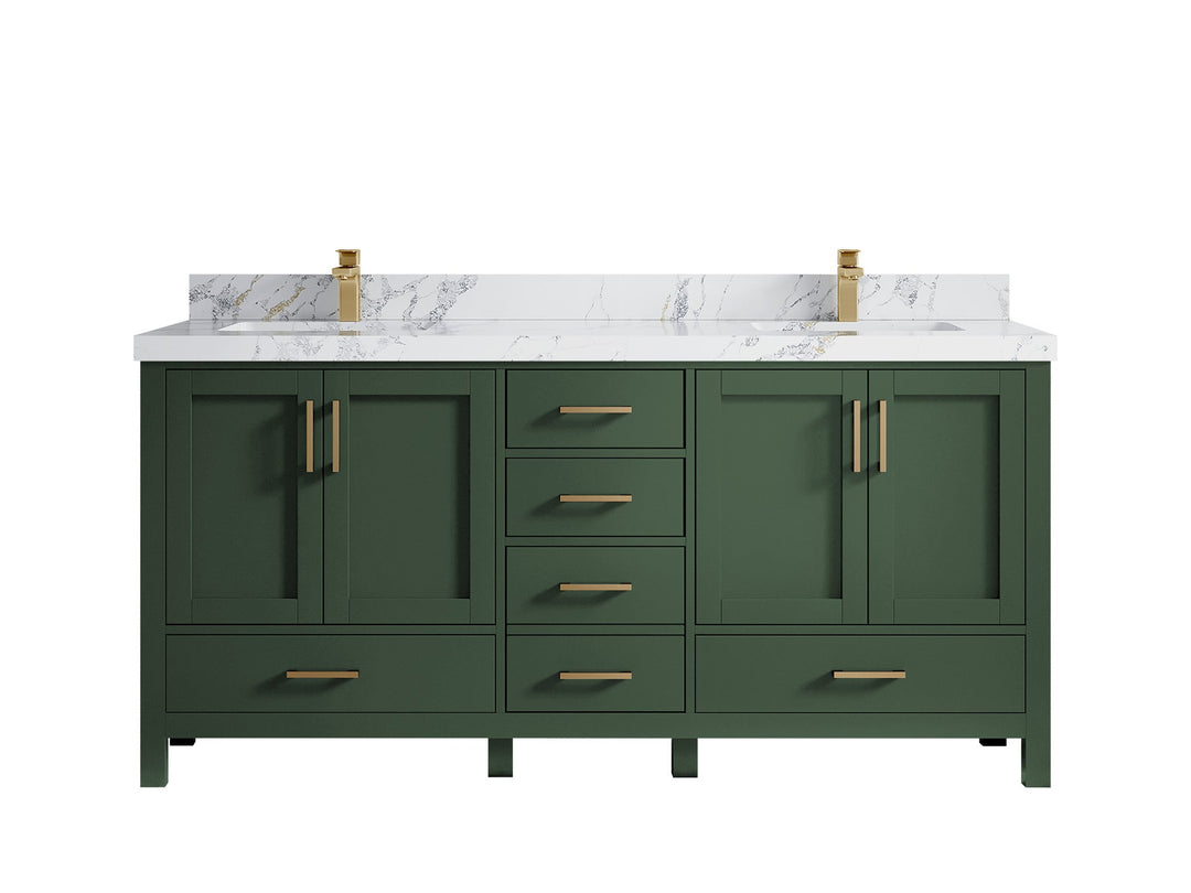 Malibu 72 in. W x 22 in. D Double Sink Bathroom Vanity - Willow Bath and Vanity