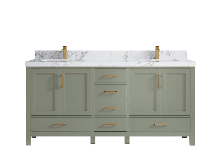 Malibu 72 in. W x 22 in. D Double Sink Bathroom Vanity - photo 19