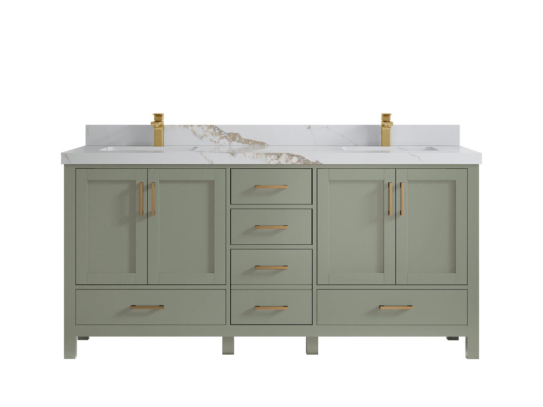 Malibu 72 in. W x 22 in. D Double Sink Bathroom Vanity - Willow Bath and Vanity