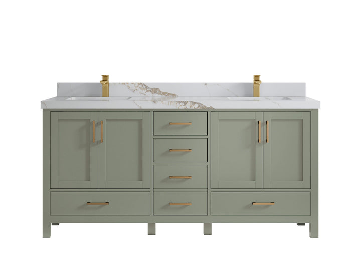 Malibu 72 in. W x 22 in. D Double Sink Bathroom Vanity - photo 13