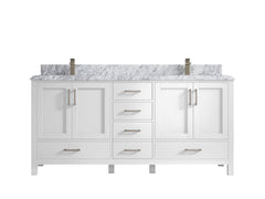 Malibu 72 in. W x 22 in. D Double Sink Bathroom Vanity - photo 23