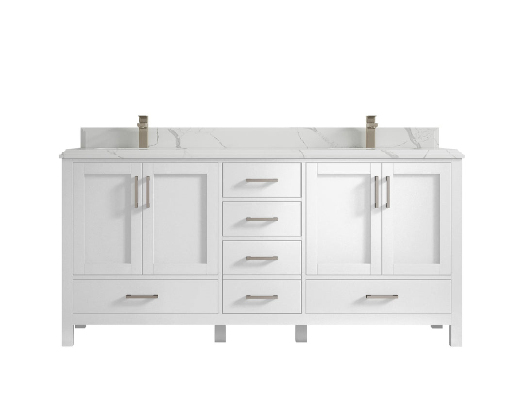 Malibu 72 in. W x 22 in. D Double Sink Bathroom Vanity - Willow Bath and Vanity