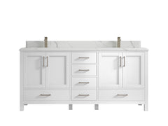 Malibu 72 in. W x 22 in. D Double Sink Bathroom Vanity - photo 25