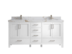 Malibu 72 in. W x 22 in. D Double Sink Bathroom Vanity - photo 39