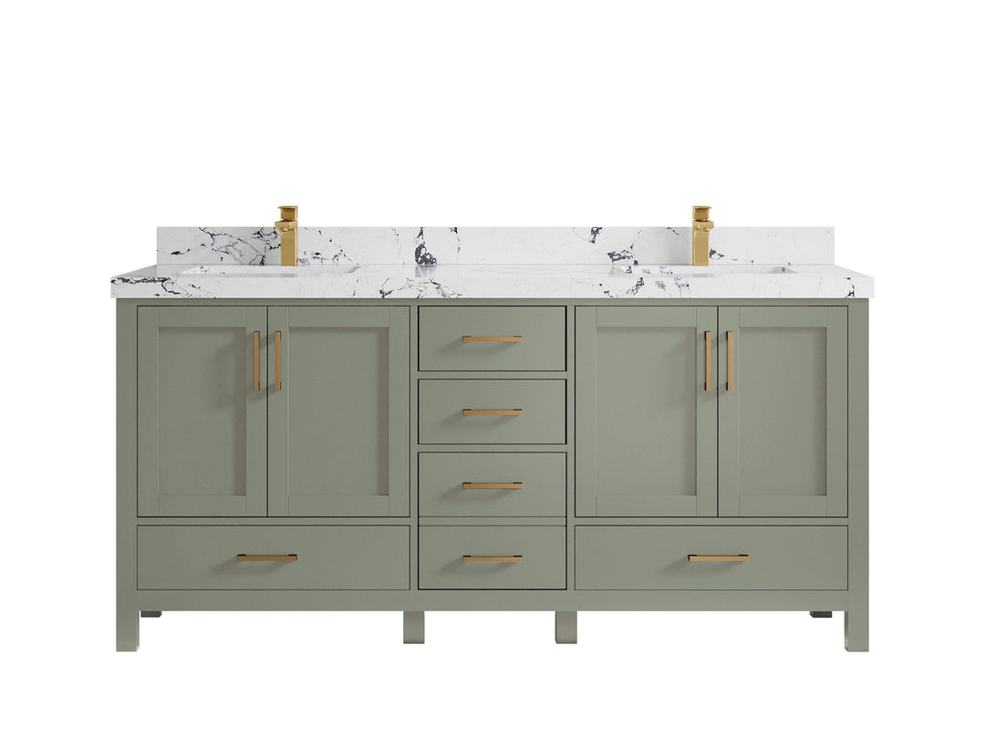 Malibu 72 in. W x 22 in. D Double Sink Bathroom Vanity - Willow Bath and Vanity
