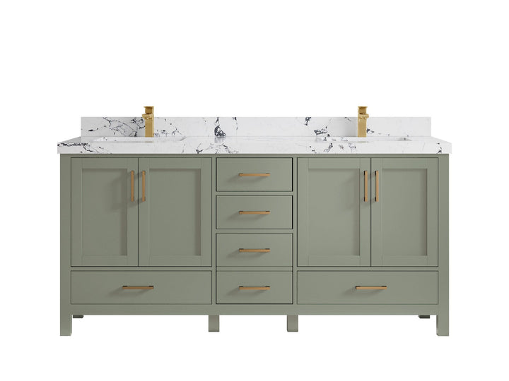Malibu 72 in. W x 22 in. D Double Sink Bathroom Vanity - photo 41