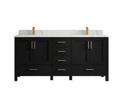Malibu 72 in. W x 22 in. D Double Sink Bathroom Vanity - photo 24