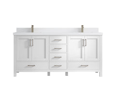 Malibu 72 in. W x 22 in. D Double Sink Bathroom Vanity - photo 45