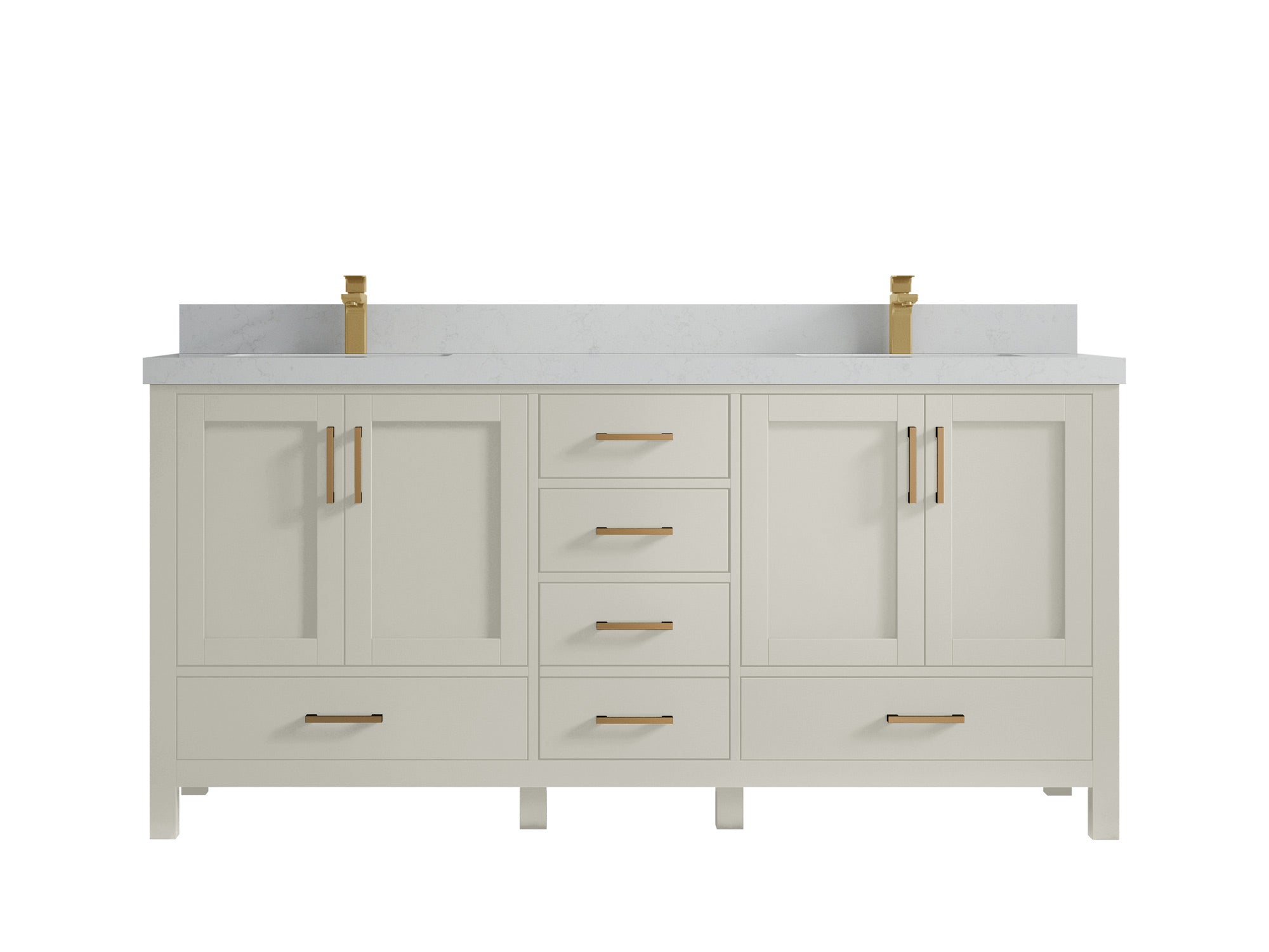 Malibu 72 in. W x 22 in. D Double Sink Bathroom Vanity - Willow Bath and Vanity