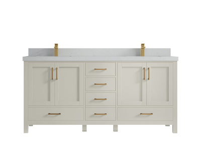 Malibu 72 in. W x 22 in. D Double Sink Bathroom Vanity - Willow Bath and Vanity