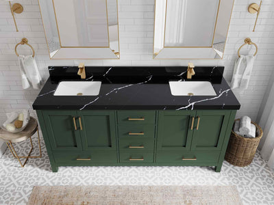 Malibu 72 in. W x 22 in. D Double Sink Bathroom Vanity - Willow Bath and Vanity