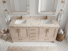Malibu 72 in. W x 22 in. D Double Sink Bathroom Vanity - photo 34
