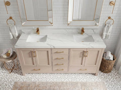 Malibu 72 in. W x 22 in. D Double Sink Bathroom Vanity - photo 8