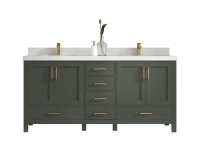 Malibu 72 in. W x 22 in. D Double Sink Bathroom Vanity - Willow Bath and Vanity