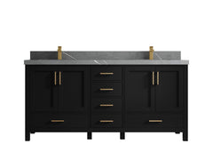 Malibu 72 in. W x 22 in. D Double Sink Bathroom Vanity - photo 34