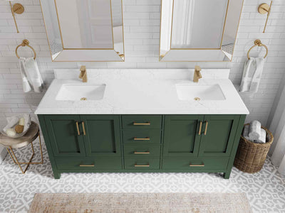 Malibu 72 in. W x 22 in. D Double Sink Bathroom Vanity - Willow Bath and Vanity
