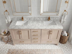 Malibu 72 in. W x 22 in. D Double Sink Bathroom Vanity - photo 12