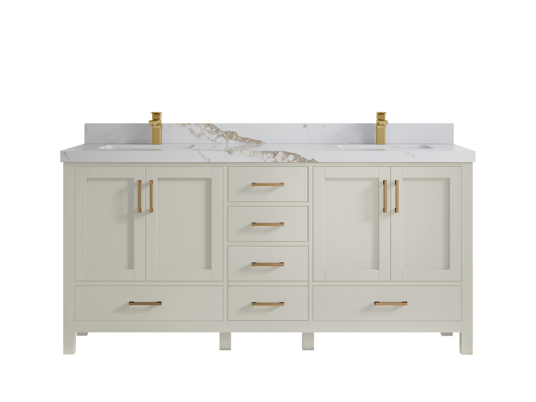 Malibu 72 in. W x 22 in. D Double Sink Bathroom Vanity - Willow Bath and Vanity